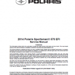 北极星2014Polaris_Sportsman570EFI维修手册