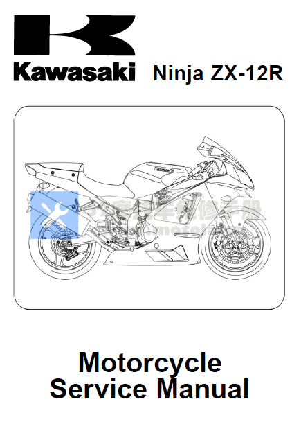 2002-2006川崎ZX-12R维修手册NinjaZX-12R插图