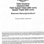 凯旋1998-2001Triumph_Speed_TripleT509_885cc_Speed_Triple955cc_DaytonaT595_Daytona955i维修手册