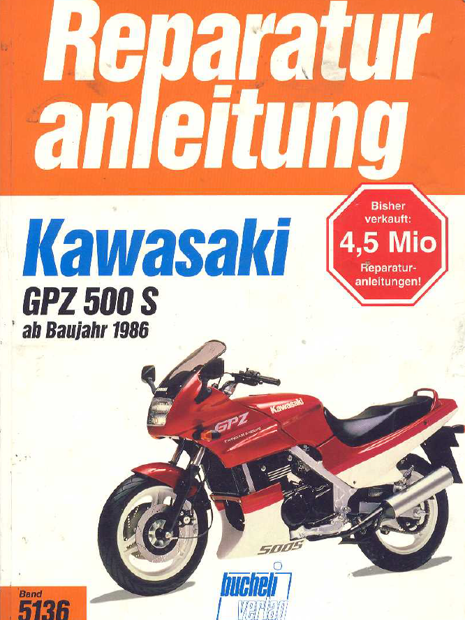 1986-1994川崎GPZ500维修手册插图2