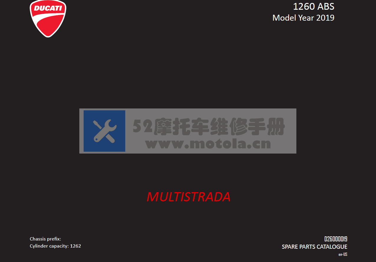 杜卡迪2019DucatiOmaha_Multistrada1260零件目录MTS1260零件分解图杜卡迪1260插图