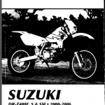 铃木2000-2006SUZUKIDR-Z400DRZ400维修手册