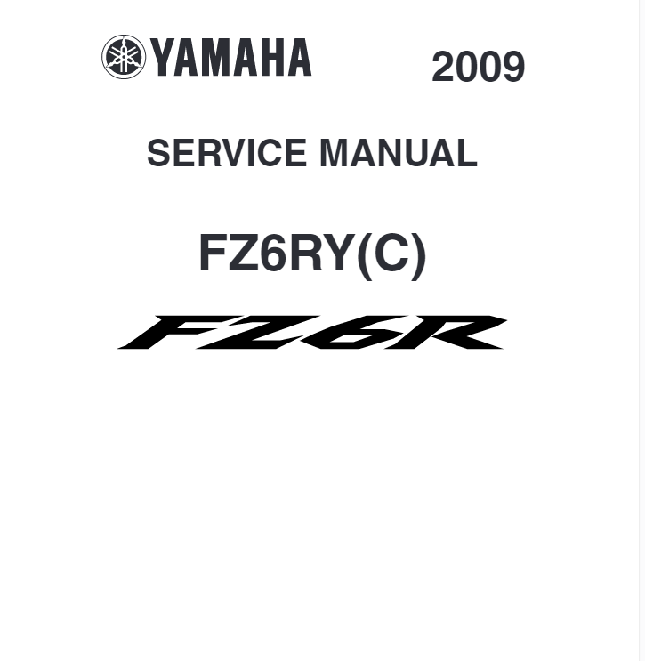 雅马哈2009YAMAHAFZ6R维修手册雅马哈FZ6R插图