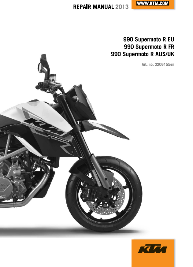 2013KTM990SMR维修手册插图