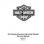 2014哈雷戴维森Sportster车系服务手册运动车车系哈雷883哈雷1200维修手册哈雷750
