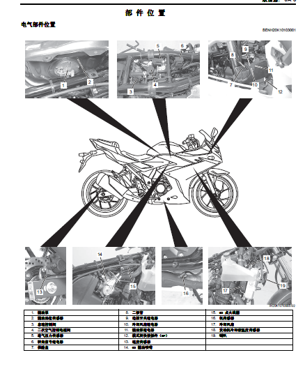 原厂版豪爵铃木GSX250R维修手册GSX250RA插图2