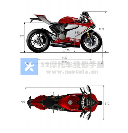 2013杜卡迪1199S维修手册Ducati Superbike Panigale S Tricolore 1199插图