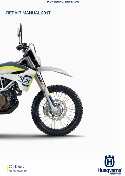 2017Husqvarna701Enduro维修手册胡思瓦娜701插图