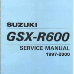 1996-2000铃木GSX-R600SRAD维修手册铃木小R，GSX600
