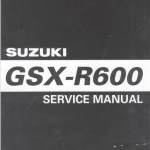 2004-2005铃木GSX-R600维修手册GSX600，铃木K4小R，铃木K5小R