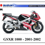 2001-2002铃木GSX-R1000K1K2铃木K1大R铃木K2大R维修手册铃木大r