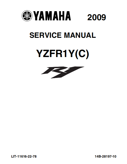 2009-2011雅马哈YZF-R1维修手雅马哈R1插图2