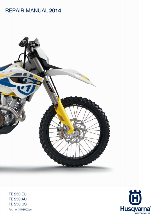 2014HusqvarnaFE250维修手册胡思瓦娜FE250胡思瓦娜250插图