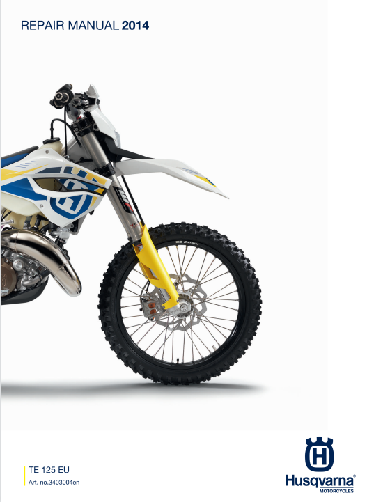 2014HusqvarnaTE125维修手册胡思瓦娜TC125胡思瓦娜125插图