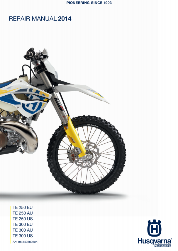 2014HusqvarnaTE250-300维修手册胡思瓦娜TE250胡思瓦娜TE300胡思瓦娜250胡思瓦娜300插图