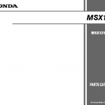 本田MSX125零件目录零件分散图本田小猴子125hondaMSX125