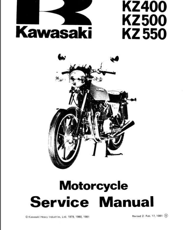 1979-1981川崎KZ400川崎KZ500川崎KZ550维修手册Kawasaki_KZ400_500_550维修手册川崎400川崎500川崎550插图