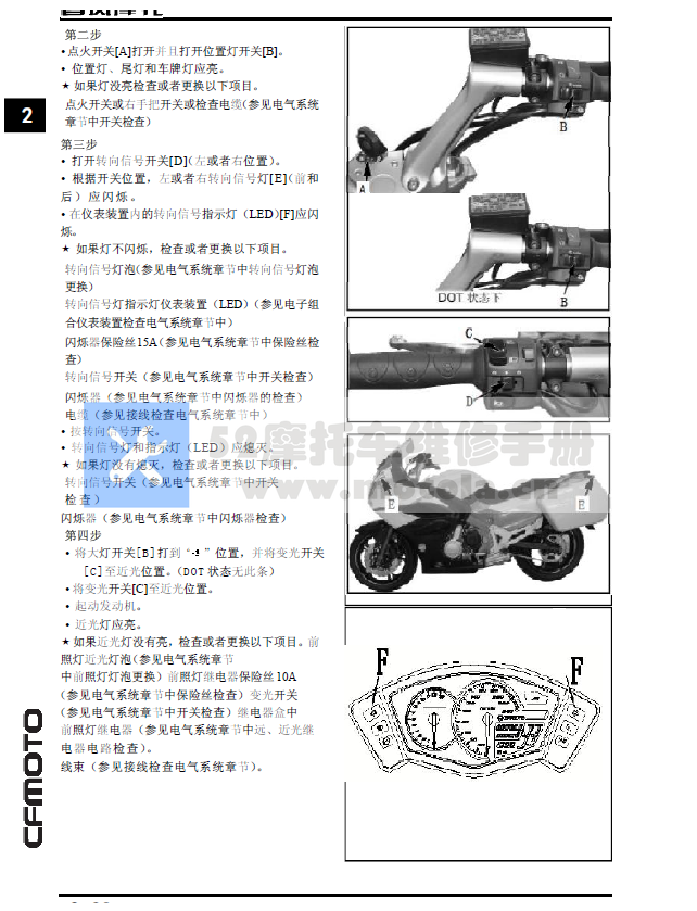 2015春风国宾650维修手册CF650-2 CF650J (ABS)插图