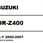 2000-2007铃木drz400维修手册SUZUKIDRZ4002007drz4002000drz4002001drz4002002drz400