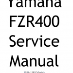 1988-1989雅马哈fzr400维修手册FZR250通用