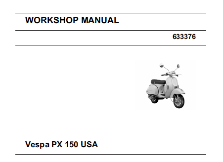 比亚乔VespaPX150维修手册维斯帕150韦士帕韦士柏插图