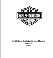2009哈雷戴维森Dyna车系维修手册戴纳车系