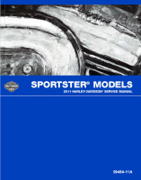 2011哈雷戴维森Sportster车系维修手册运动者车系
