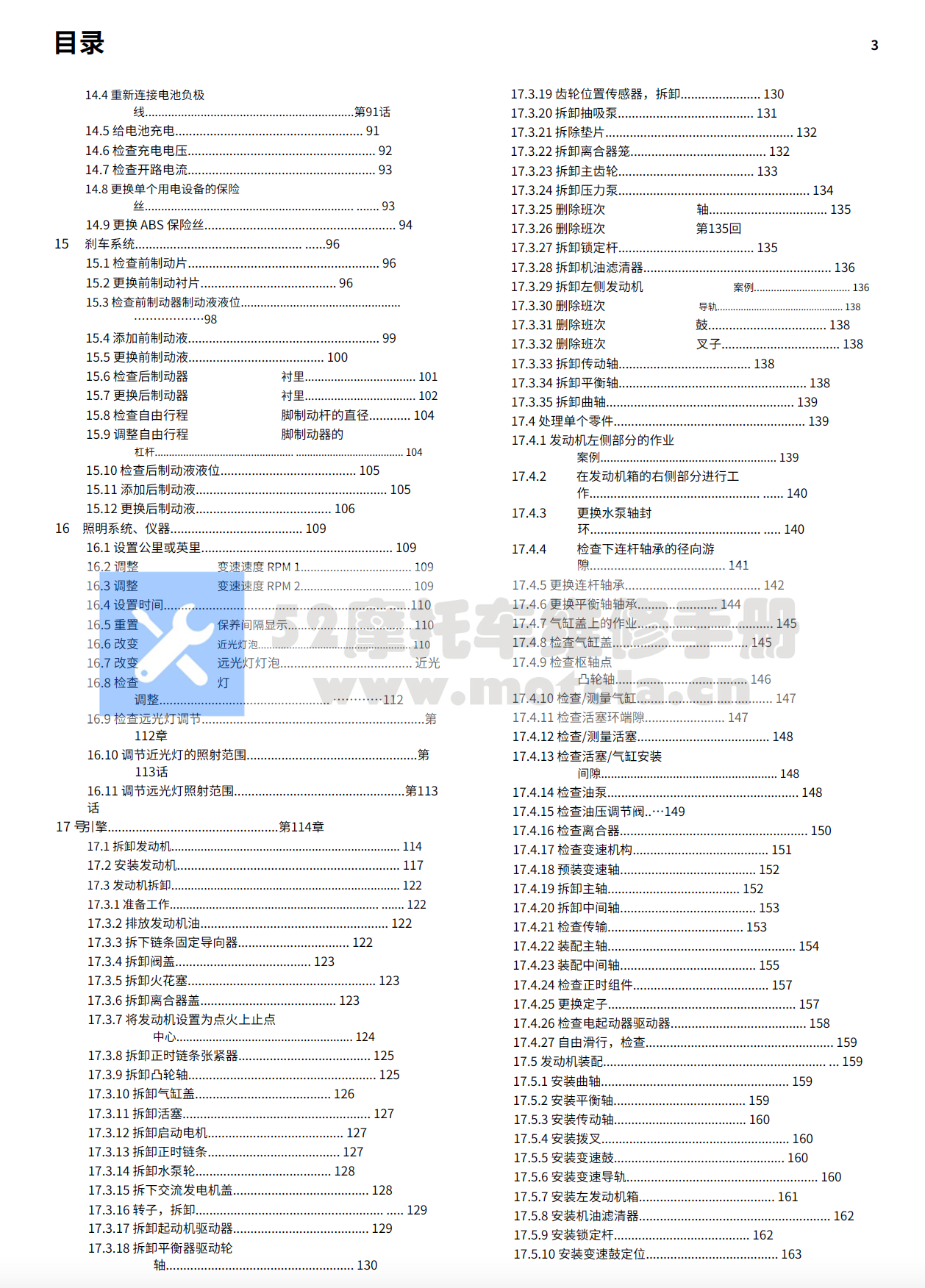 简体中文版2016KTMRC390维修手册插图1