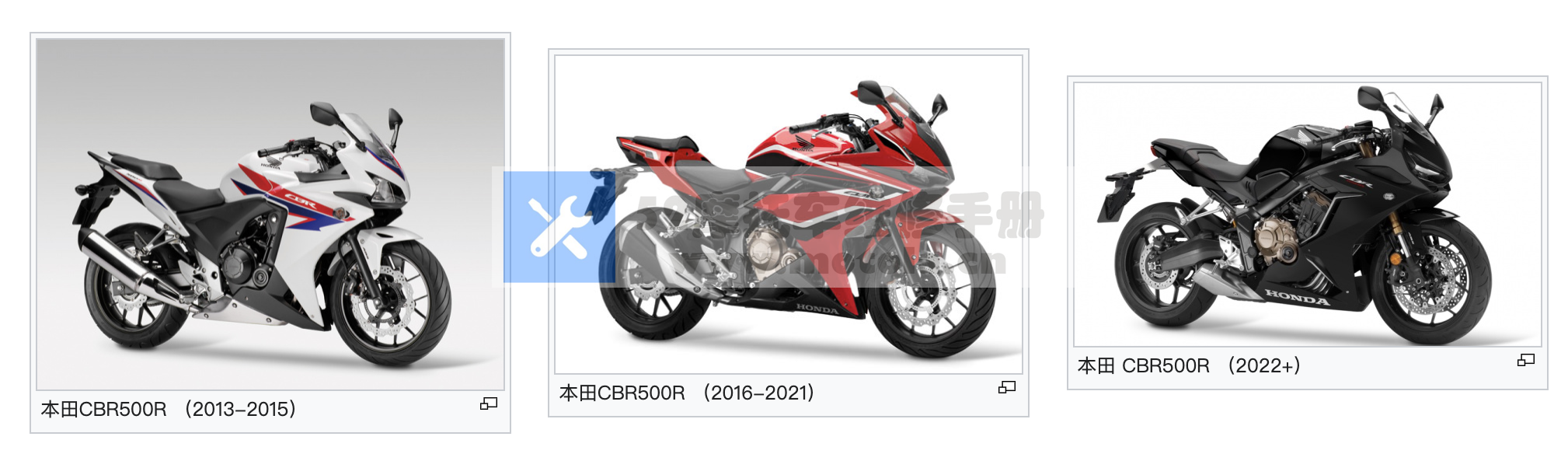 简体中文版2013-2021本田CBR500R维修手册CB500F-CB500X插图