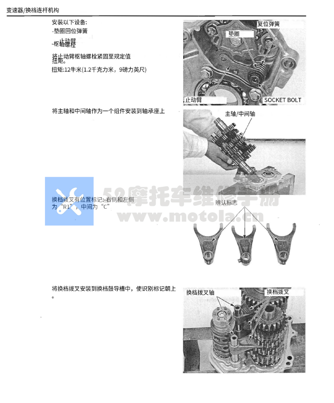 中文版2004-2007本田CBR1000RR维修手册插图3