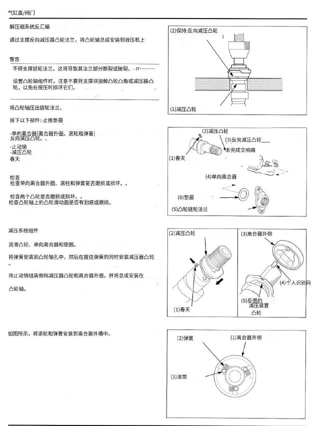 简体中文版1997HONDAXR400R鑫源400维修手册插图
