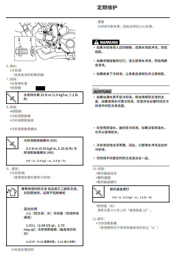 简体中文版2017-2020雅马哈MT09TRAH维修手册插图4