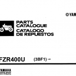 1988雅马哈FZR400零件目录分解目录Yamaha FZR 400 (1988)