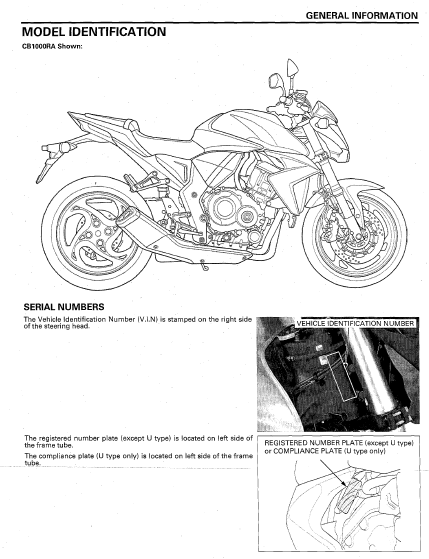 2008-2016本田CB1000R维修手册本田大黄蜂变异大黄蜂插图