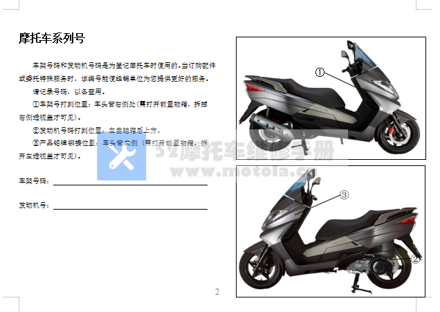 贝纳利银刃用户手册含电路图BJ250T-8E中文说明书正文(含ABS)插图