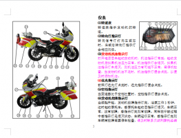 贝纳利蓝宝龙巡航版警用版用户手册含电路图BJ300J-5A(大头 ABS)中文说明书正文
