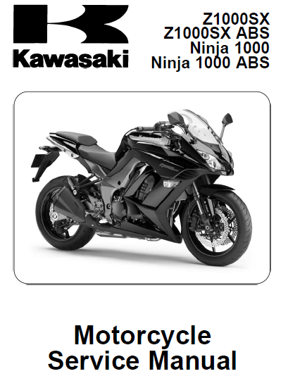 2011-2013川崎Z1000SX维修手册川崎ninja1000sx维修手册KAWASAKIZ1000SX