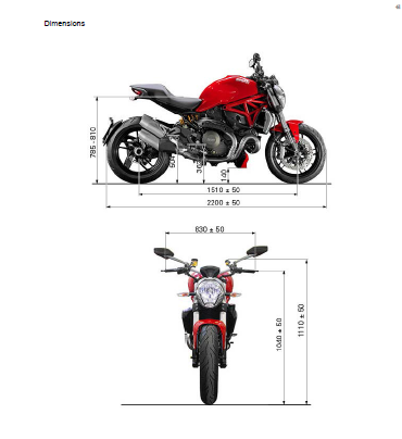 2014-2018杜卡迪怪兽1200monster1200维修手册插图