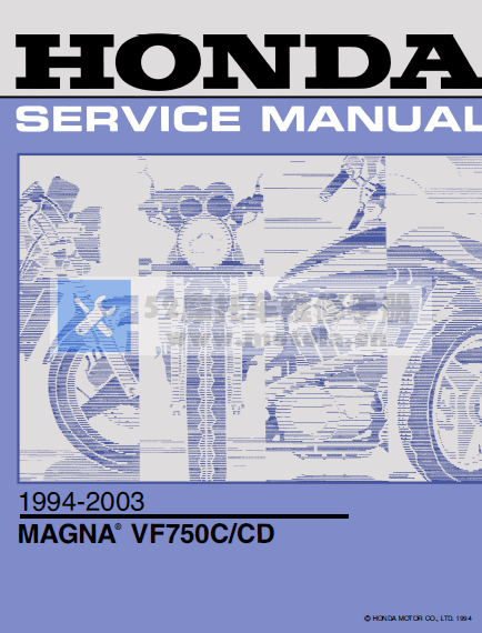 1994-2003本田VF750C维修手册插图