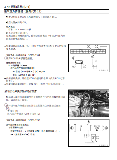 简体中文版2011-2017川崎W800维修手册插图1