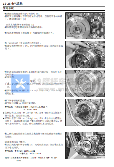 简体中文版2011-2017川崎W800维修手册插图2