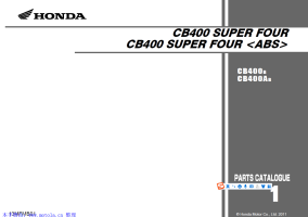 2011年本田CB400零件目录配件手册nc42