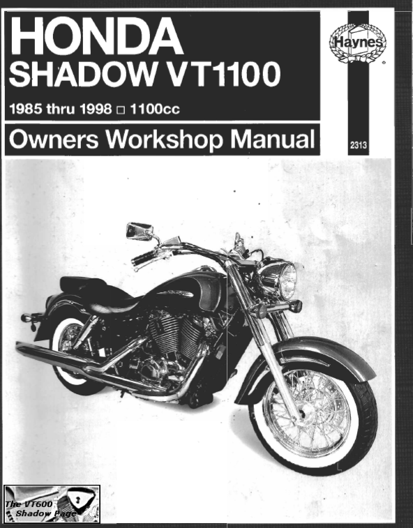 1985-1998本田VT1100维修手册