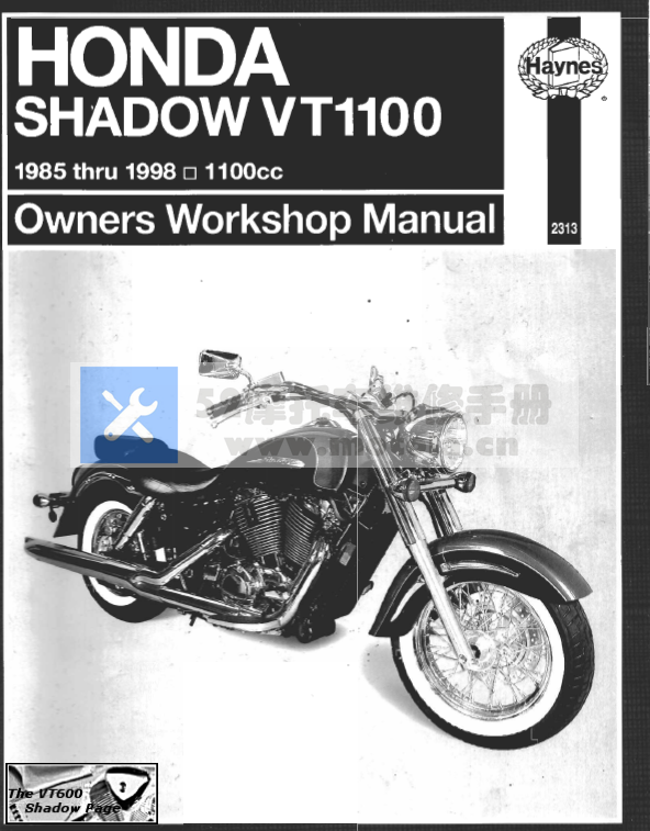 1985-1998本田VT1100维修手册插图
