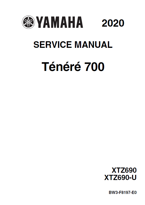 2020-2022雅马哈tenere700维修手册_雅马哈T700插图