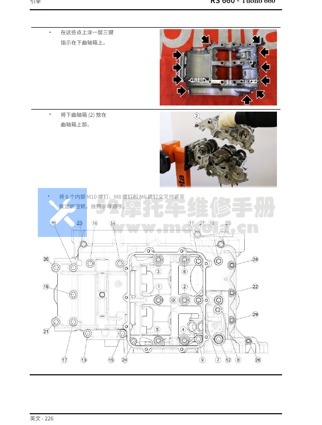 简体中文版2021阿普利亚RS660维修手册(含高清电路图)通用tuono660插图2