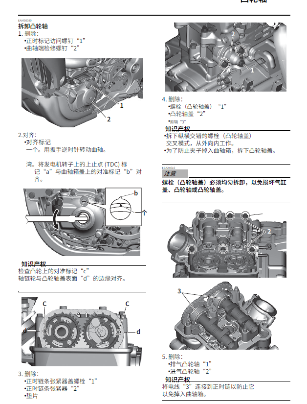 简体中文版2021雅马哈YZ450FX维修手册插图2
