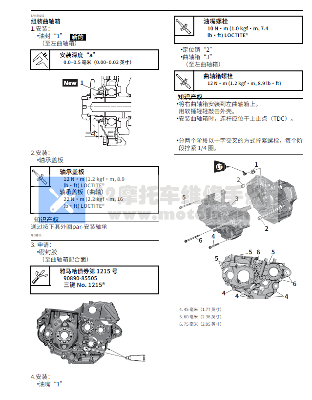 简体中文版2021雅马哈YZ450FX维修手册插图3