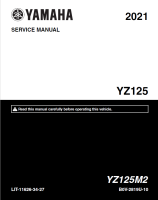 2021雅马哈YZ125