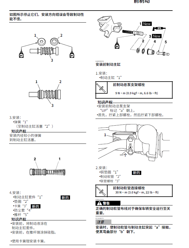 简体中文版2021雅马哈YZ125X维修手册插图